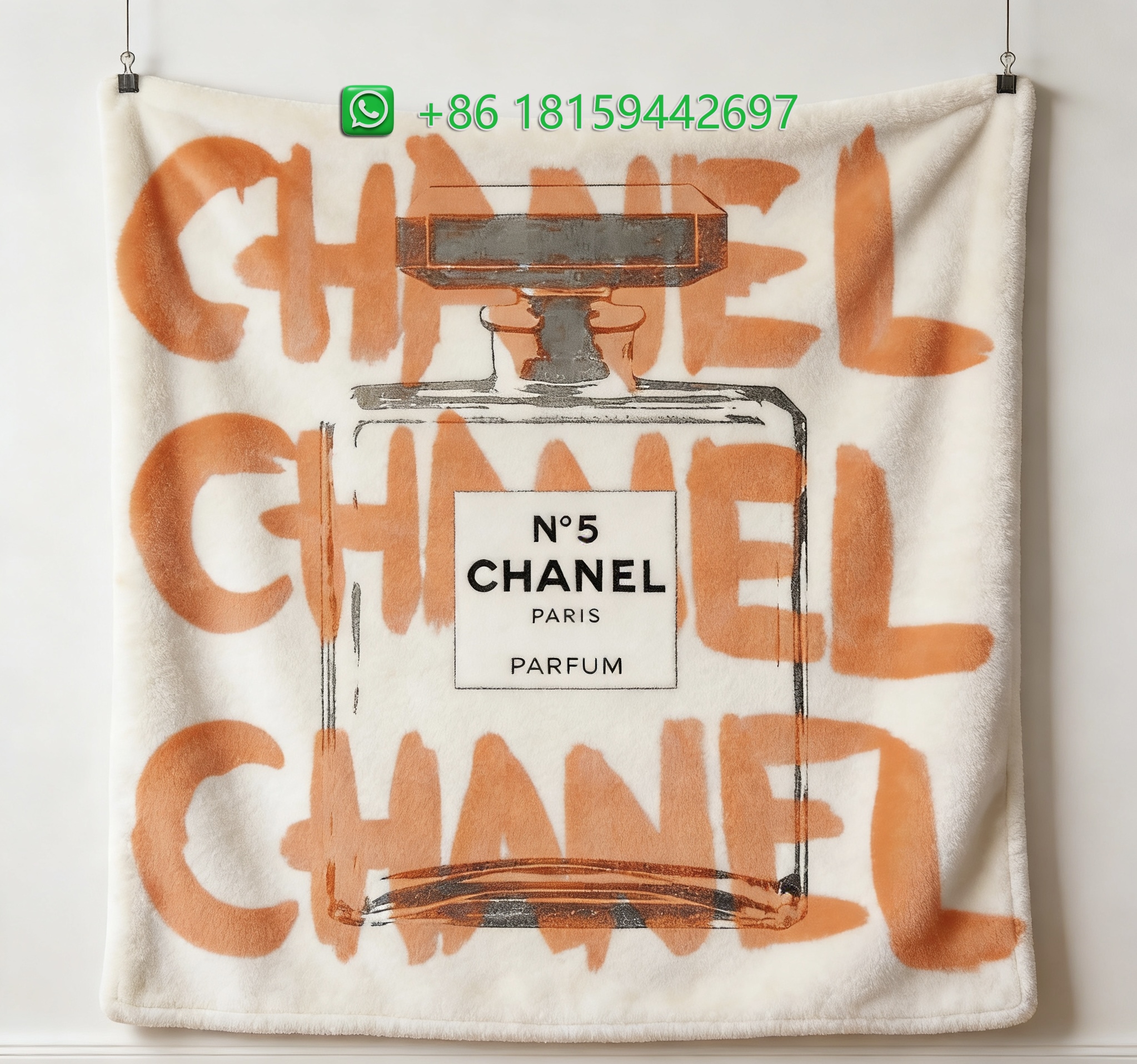 Chanel Throw Blankets